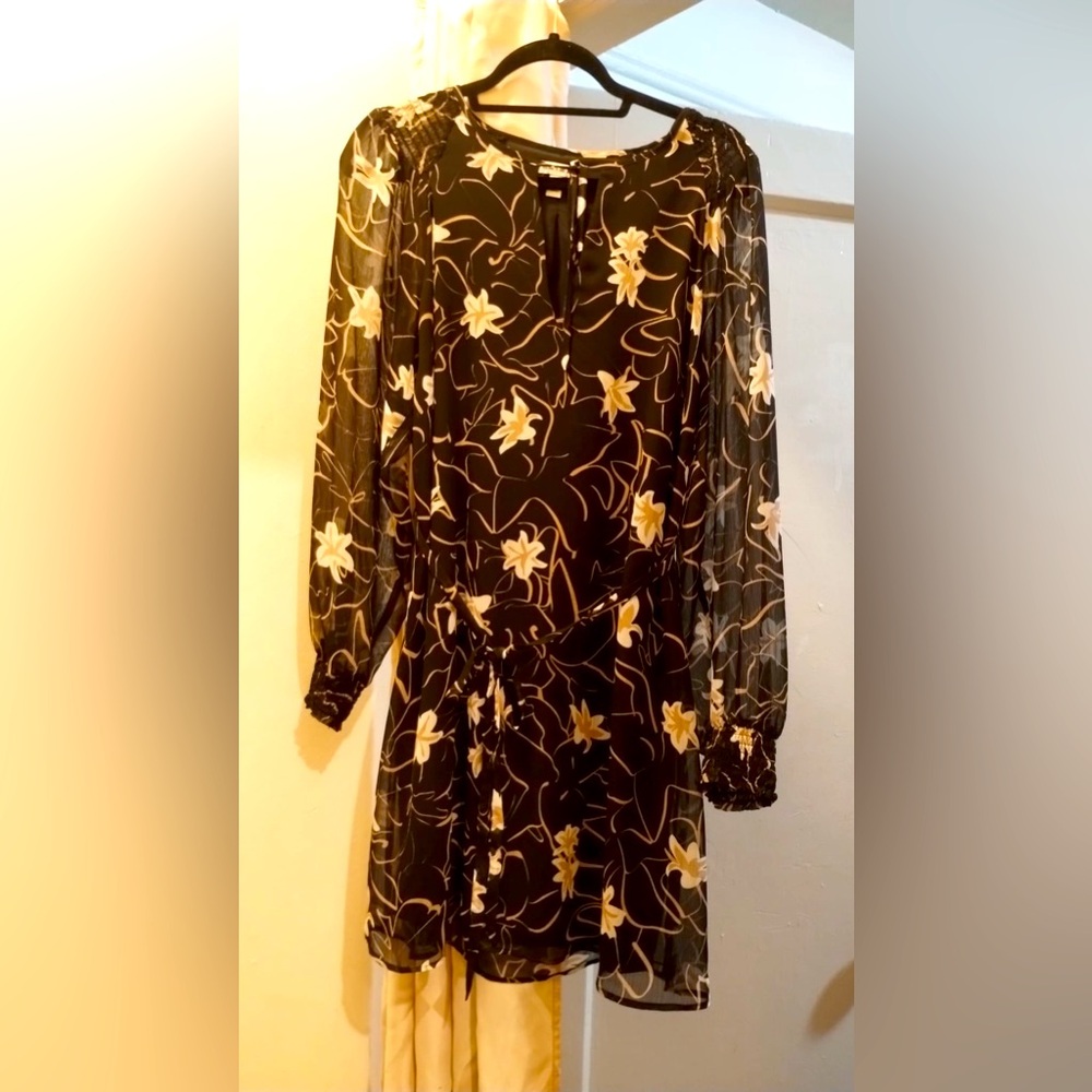 Elizabeth and James Black M shirt dress